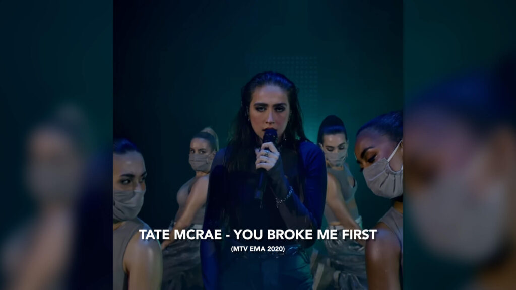 Tate McRae - you broke me first (MTV EMA 2020)